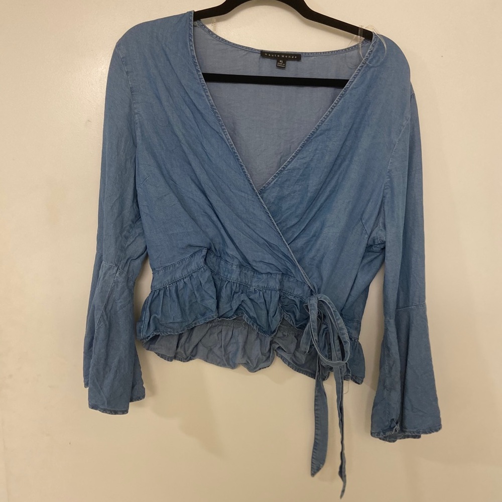 Jean blouse